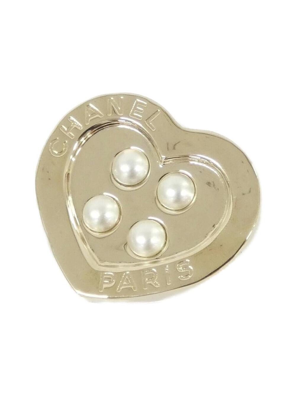Chanel Brooch Gold And White #371464C99B